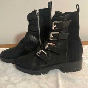 Dolce Vita Black belted boots!! BRAND NEW!!